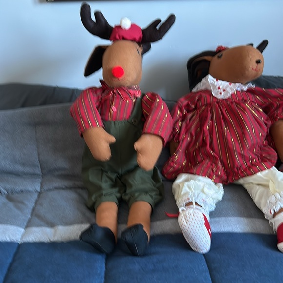Christmas Reindeer Family- stuffed - Picture 3 of 8